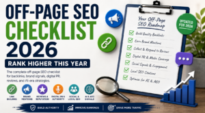 off-page SEO checklist 2026 complete guide